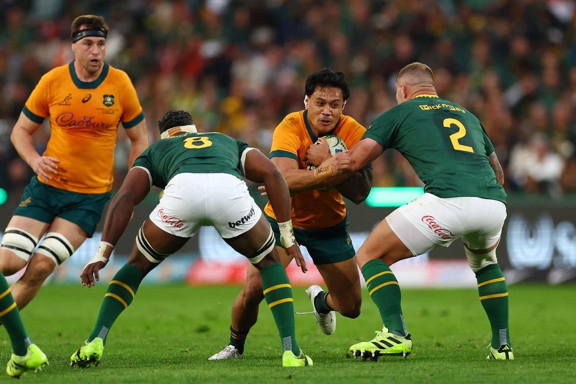 Australia aims to build on shock win over South Africa in second Rugby Championship clash