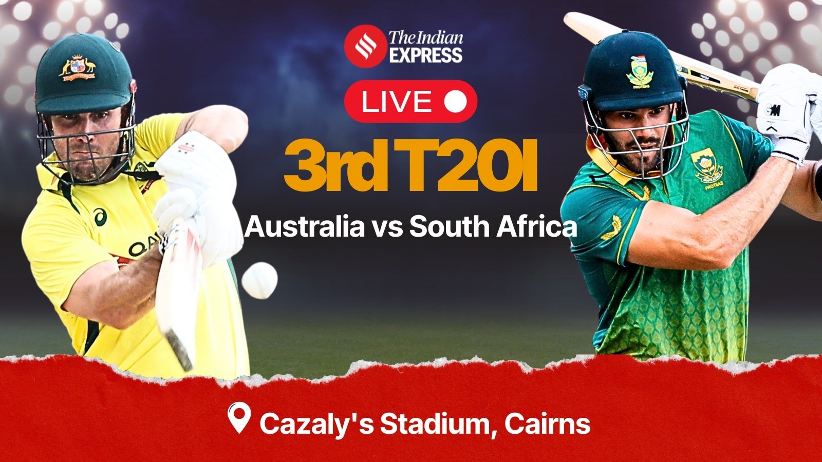 Australia vs South Africa 3rd T20I: AUS vs SA LIVE Cricket Score in Cairns