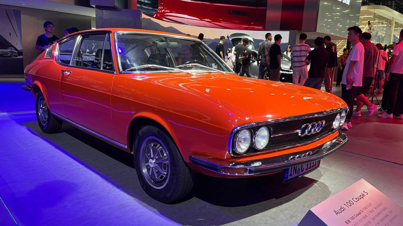 Crowd lines up for one car: Audi’s retro coupe steals the show at the Chendu auto show