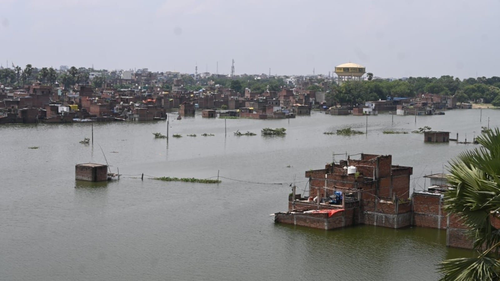 flood in varanasi2c houses submerged up to first floor3b check out the devastation caused by gangas reversed flow in 7 photos