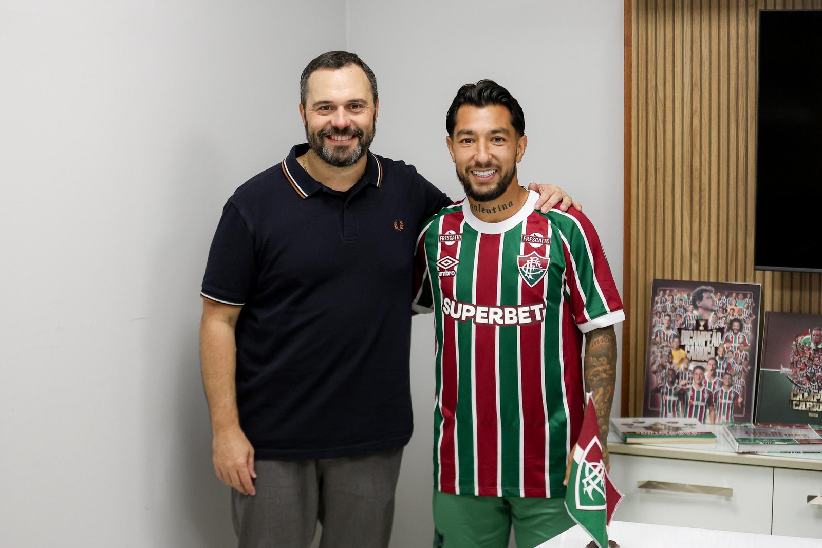 Fluminense reinforcement trains with the group and is set to travel to Salvador