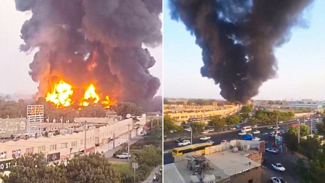 Heavy fire on the outskirts of the capital of Iran (VIDEOS)