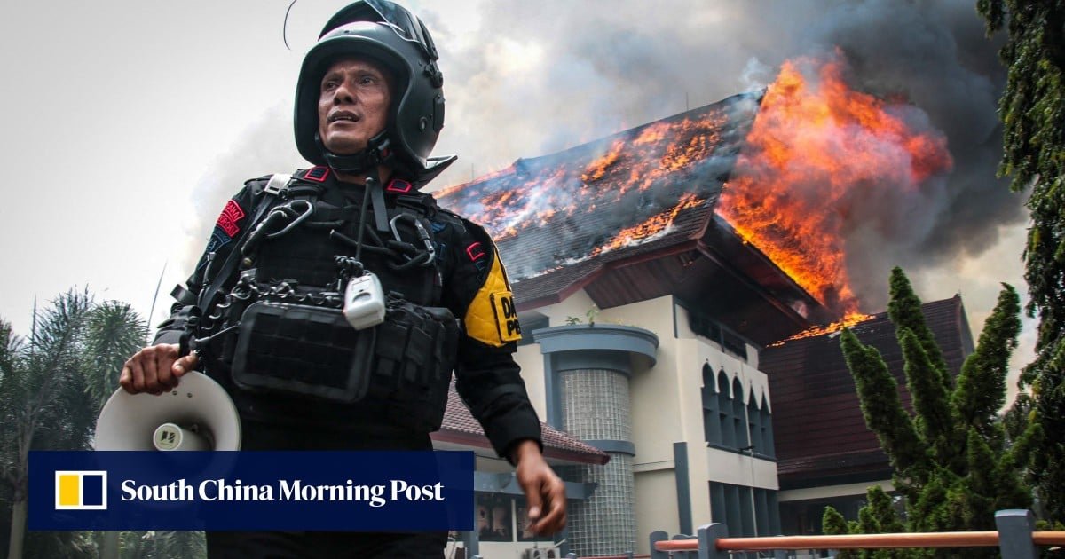 indonesia protests3a prabowo cancels china trip2c beijing issues security warning