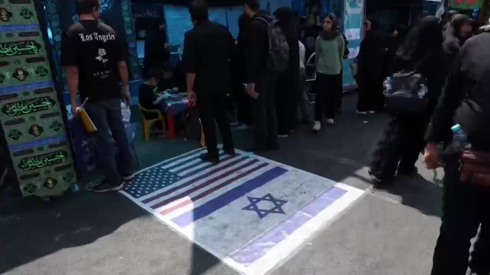 Iranians in Tehran Commemorate the Fortieth Day after the Death of Imam Hussein