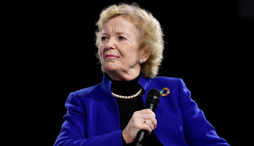 Mary Robinson: ‘Gaza famine induced by Israel – trade should stop’