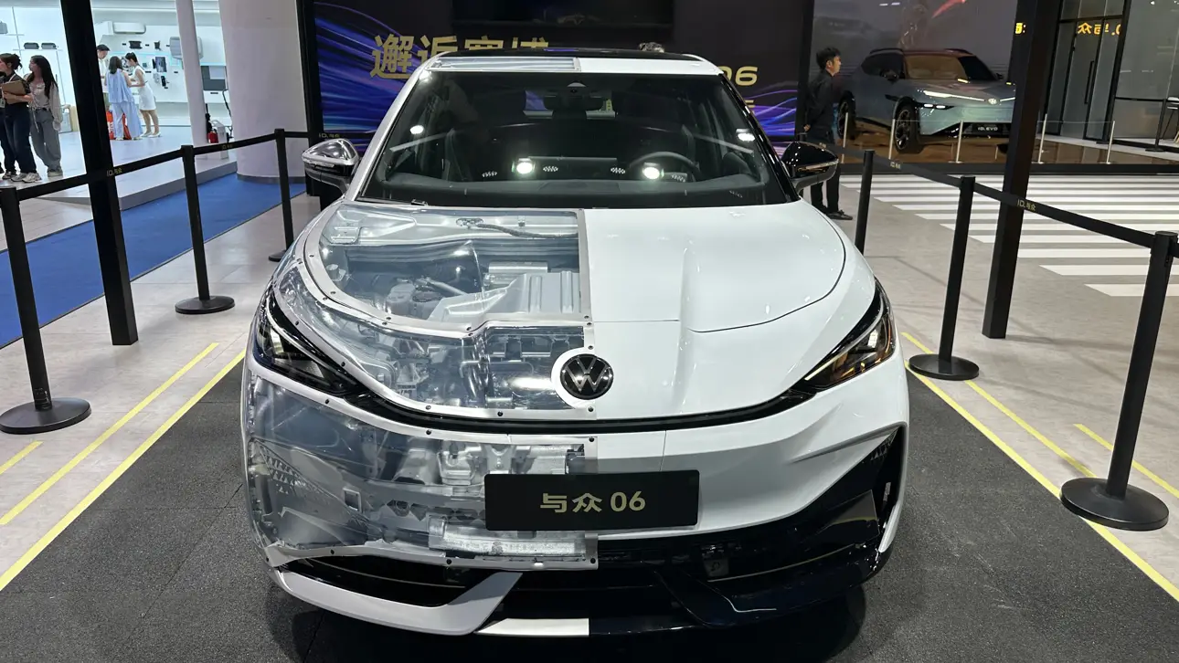 new electric cars with transparent body3a volkswagen reveals details of id.unyx at the 2025 auto show in chengdu