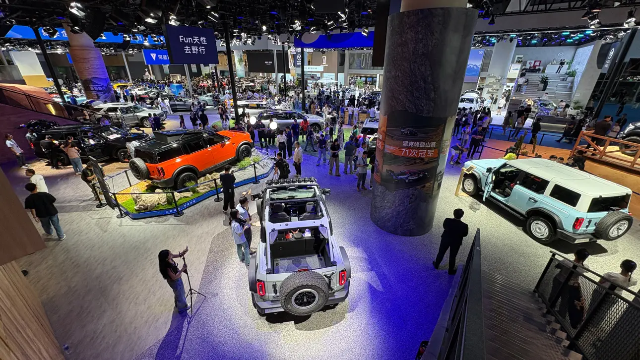 off road vehicles2c sports cars2c and hybrids3a what americans showcased in china