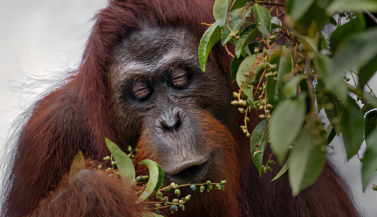 orangutans flexible diets3a adapting to feast or famine