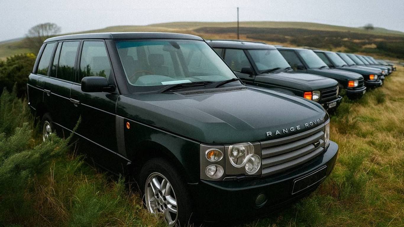 Premium SUVs found abandoned in Wales: now they are simply decaying