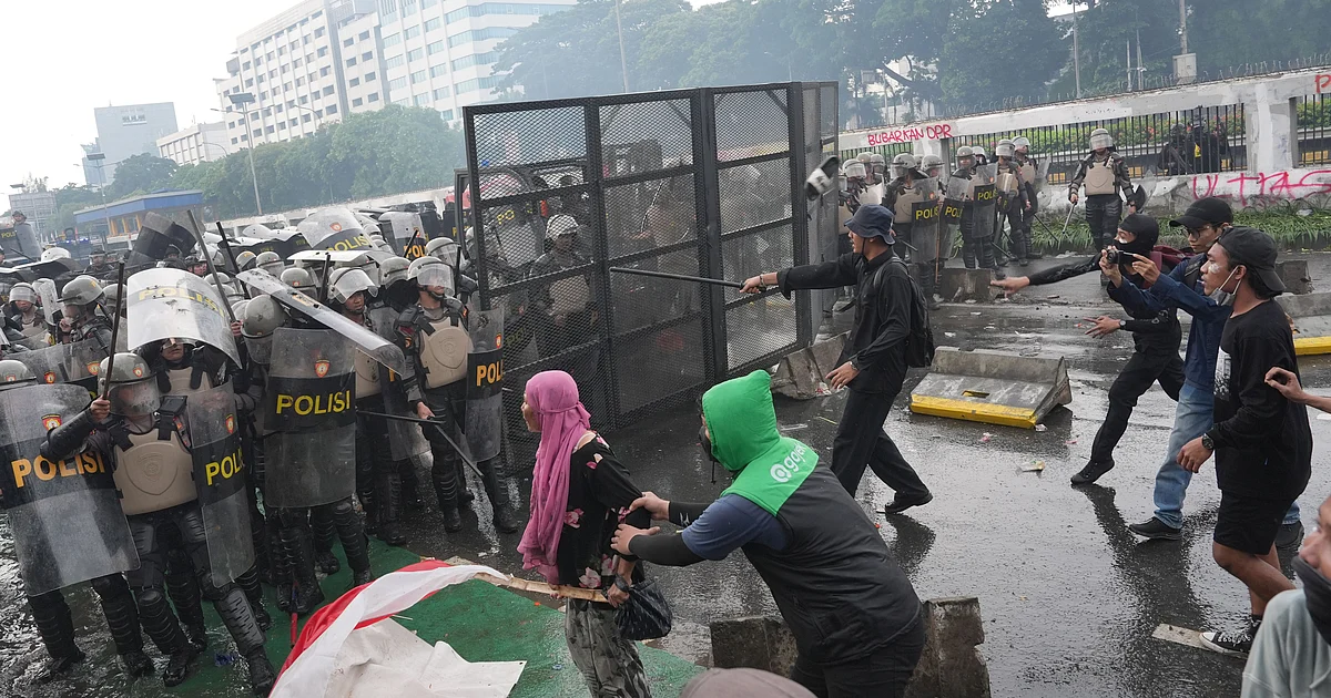 protests erupt in indonesia following fatal clash with police