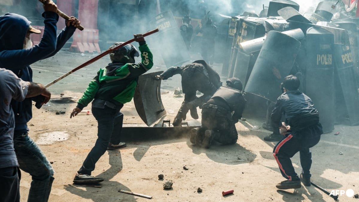 singapore government warns citizens in indonesia to avoid protest areas