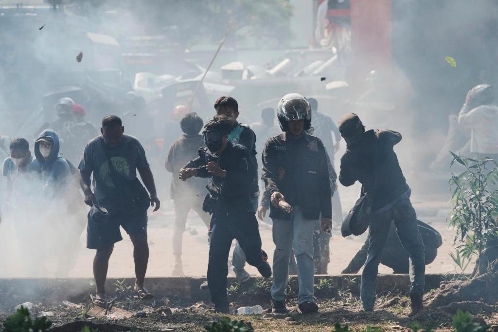tensions soar across indonesia as protests against police erupt in multiple cities