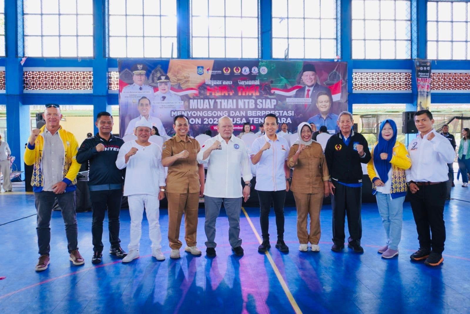 250 athletes participate in muay thai championship in ntb3a warm up for pon 2028