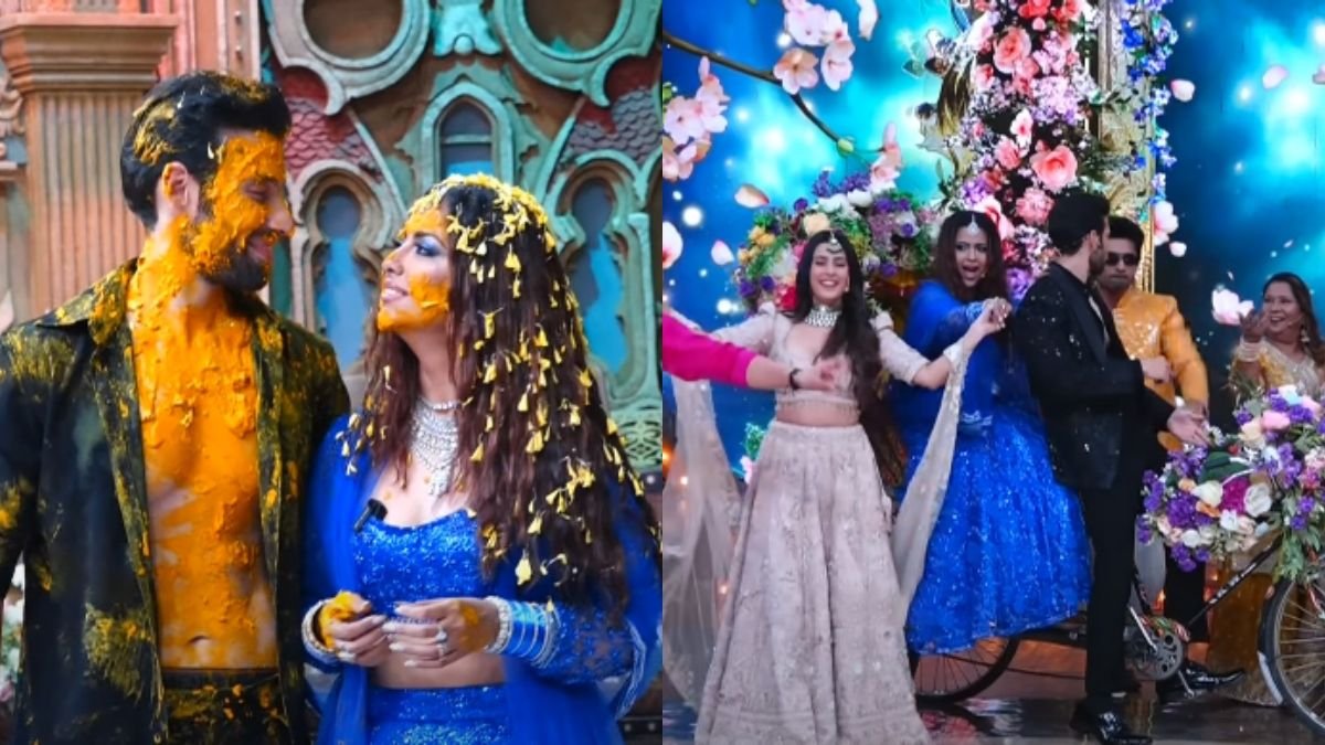 actress turns heads in turmeric colored dress2c dances energetically to music2c will take seven rounds on tv