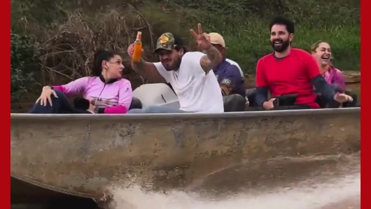 ana castela and ze felipe fishing together in the pantanal of mato grosso amid romance rumors