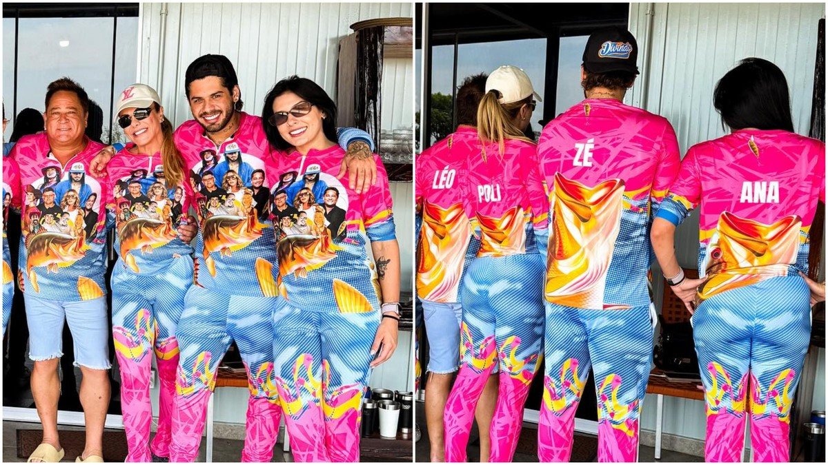 ana castela and ze felipes family match personalized outfits for fishing trip3a now were ready