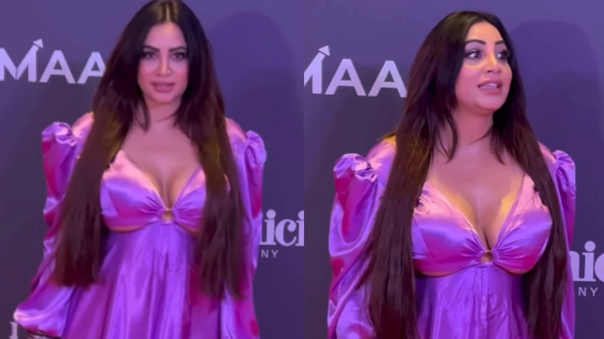 arshi khan2c who gained fame from reality show bigg boss2c faces criticism for her bold outfit choices even at 32