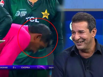 asia cup 20253a pakistan fielder accidentally hits umpire on head with ball3b wasim akram says bullseye2c video goes viral