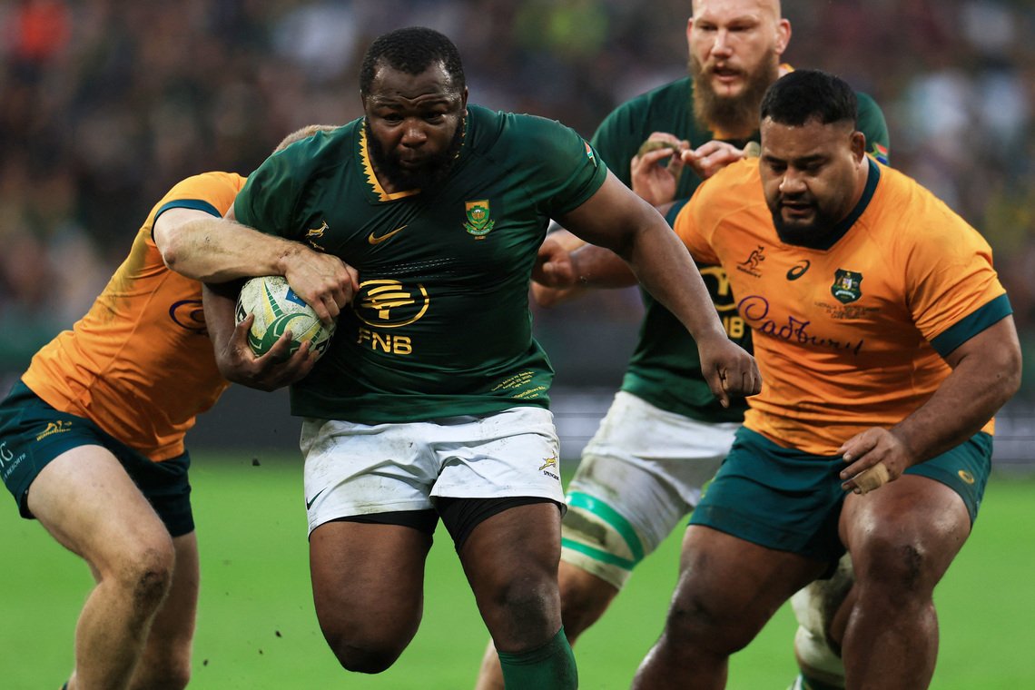 Blow for Springboks as Nche withdraws from team to face Argentina