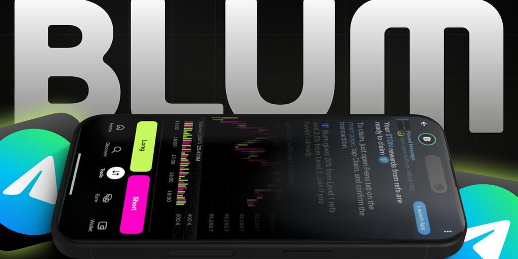 blum launches perpetual futures trading inside telegram