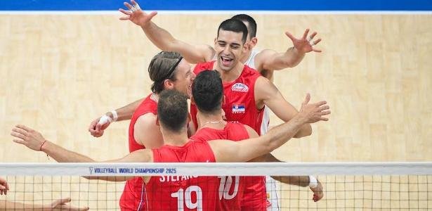 brazil falls victim to serbia and may be eliminated from the volleyball world championship