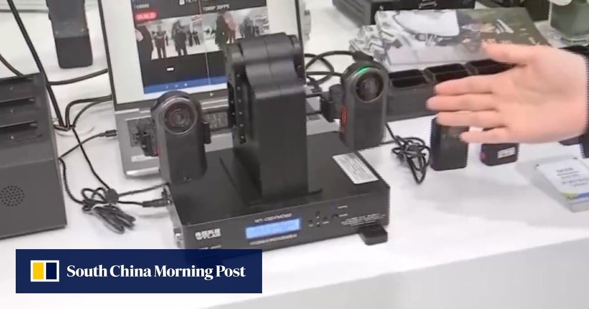 china showcases ai enhanced bodycams to developing nations at police expo