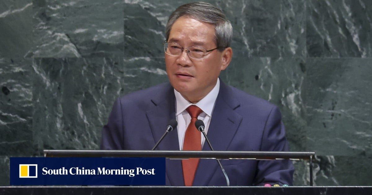 chinese premier li qiang pushes chinas global vision at un2c criticizes washington isolationism