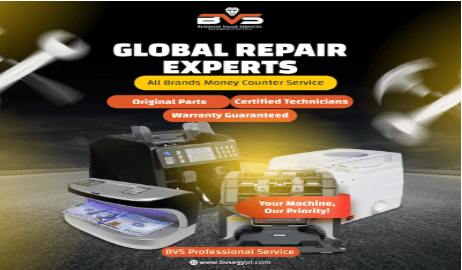 Fast and Accurate Cash Counter Machine Repair Services – BVS Unmatched Expertise in Egypt