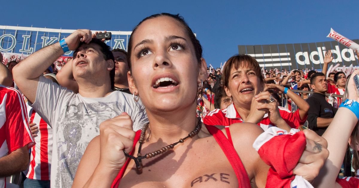 former playboy model turned football commentator after promising to strip if her country won world cup