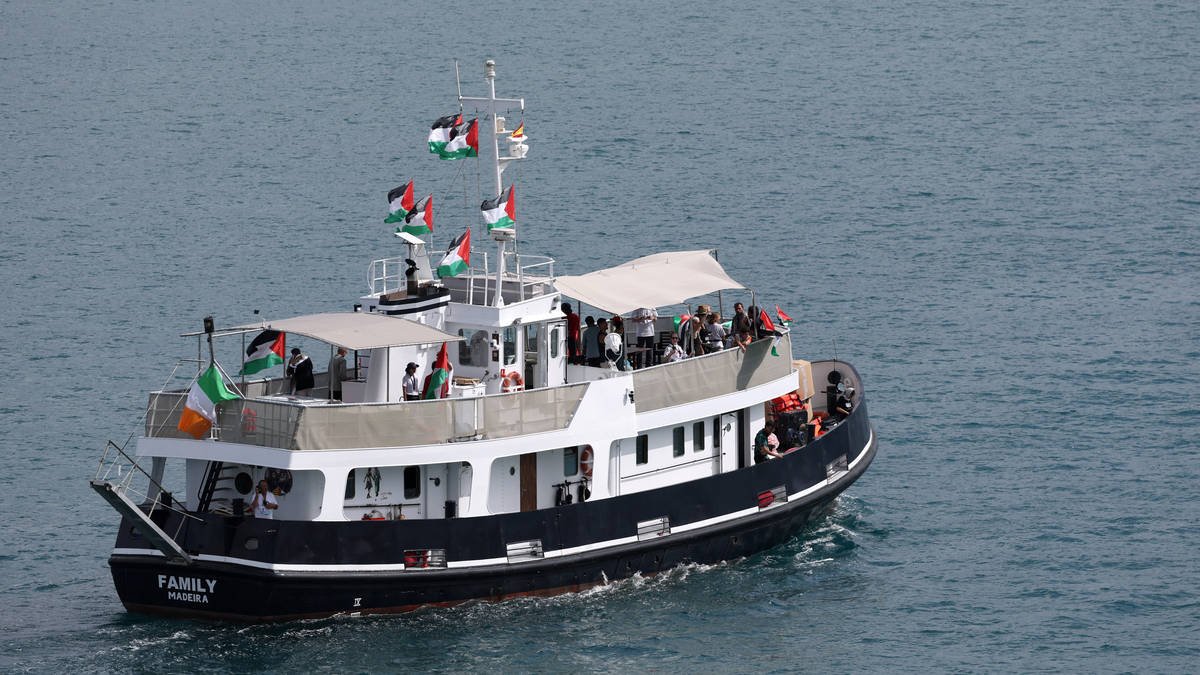 greta thunbergs gaza bound flotilla targeted by multiple drones2c activists claim