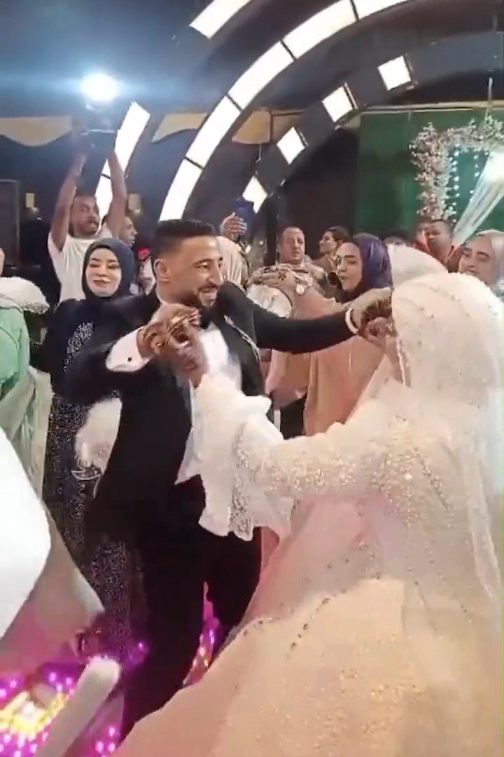 groom dies suddenly while dancing at wedding in egypt