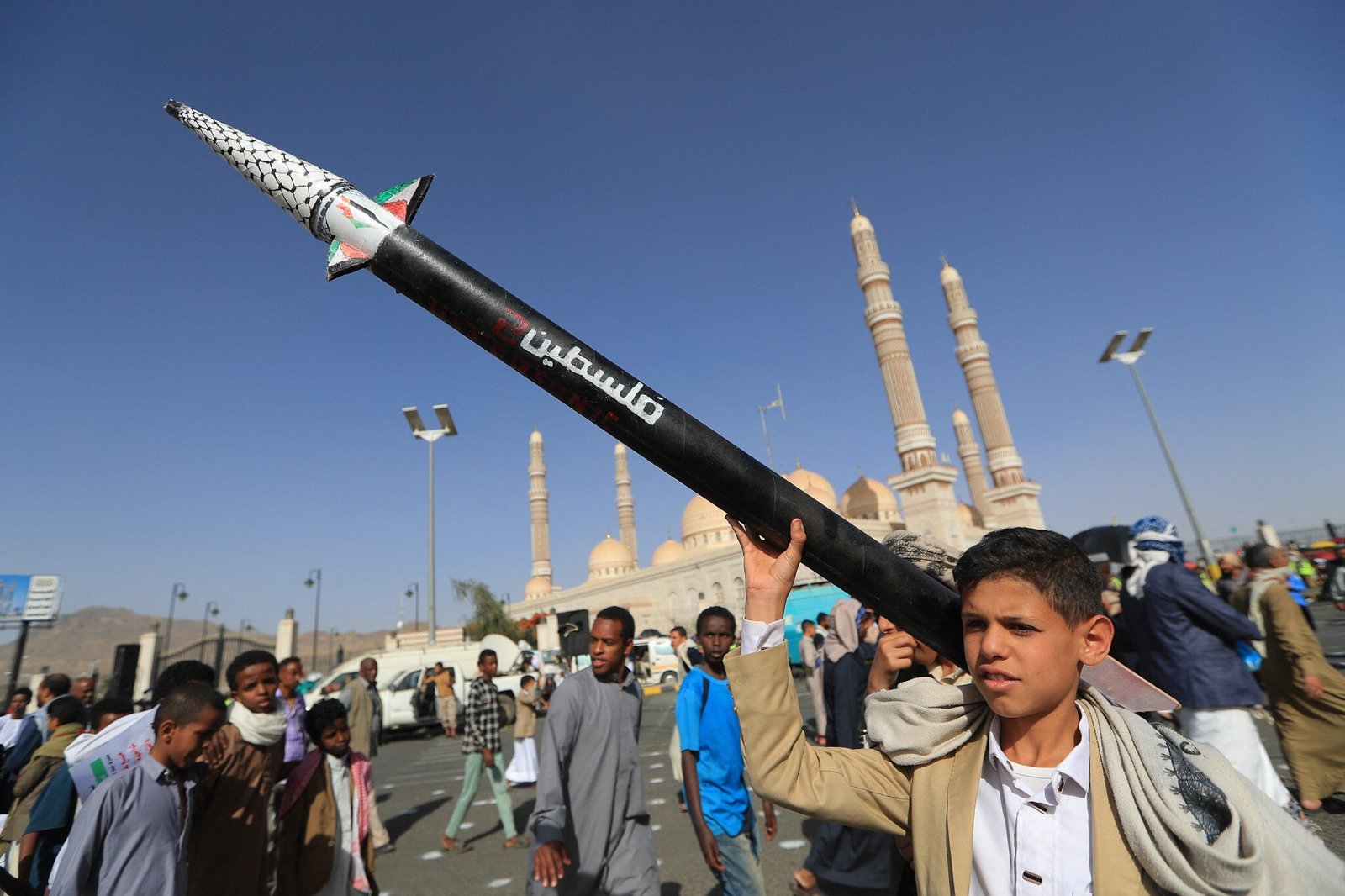 Houthis fire two missiles at Israel that fall apart over Saudi Arabia