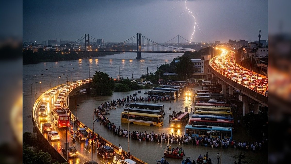 hyderabad flood crisis3a mgbs flooded by overflowing musi river