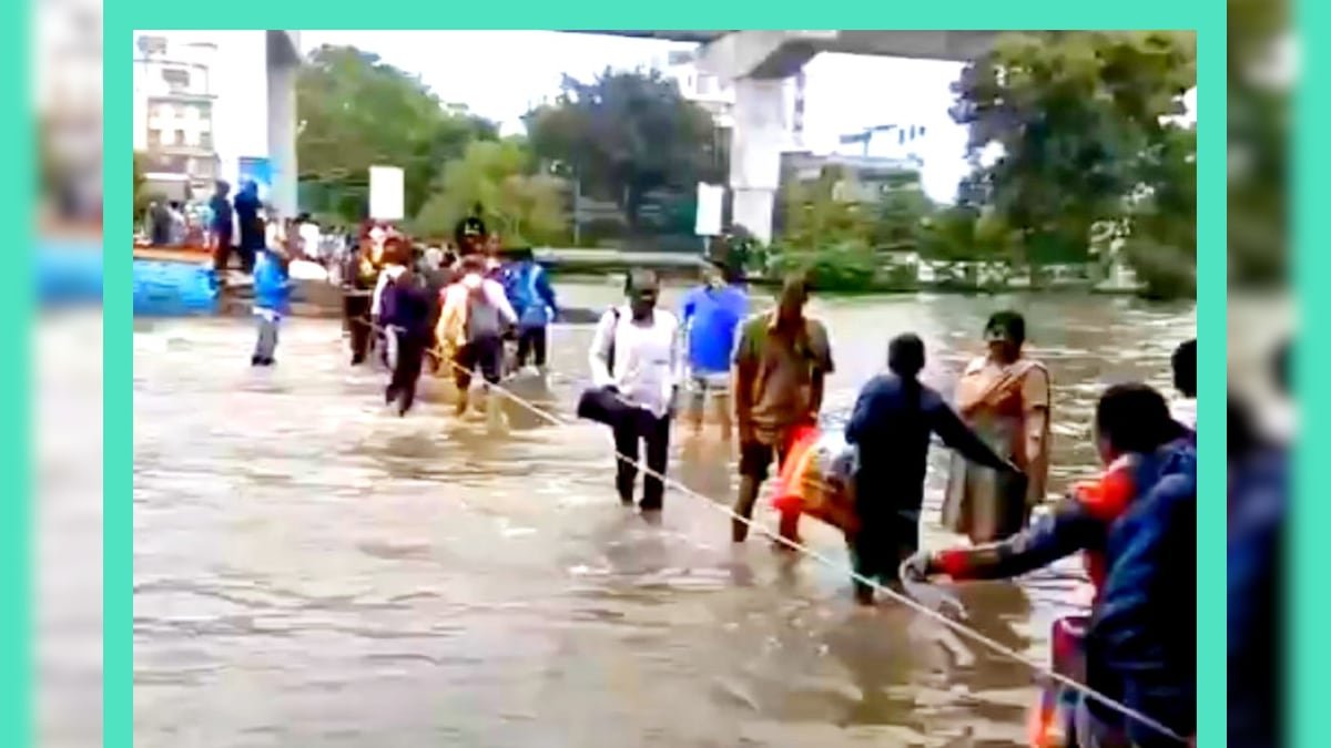 hyderabad floods 20253a rising waters2c growing concerns near mgbs