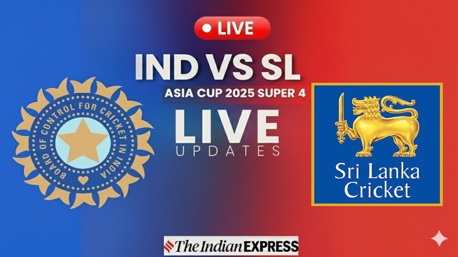 ind vs sl live cricket score2c india vs sri lanka asia cup 2025 super 4 today match