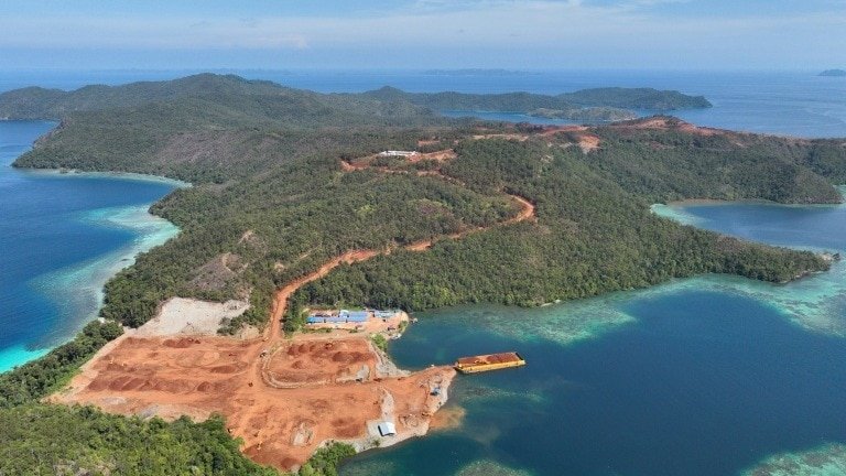 indonesia corals at risk due to nickel farming and climate change