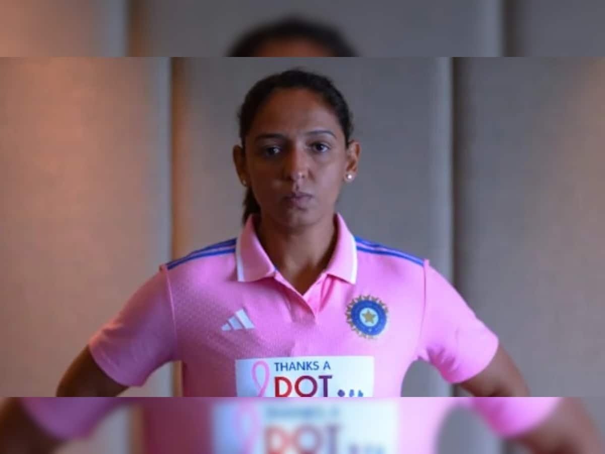 indw vs ausw3a the reason behind harmanpreet kaur leading team india to wear pink jersey in 3rd odi