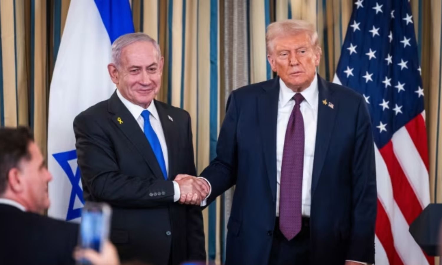 israel accepts gaza peace deal trump announcement warning to hamas