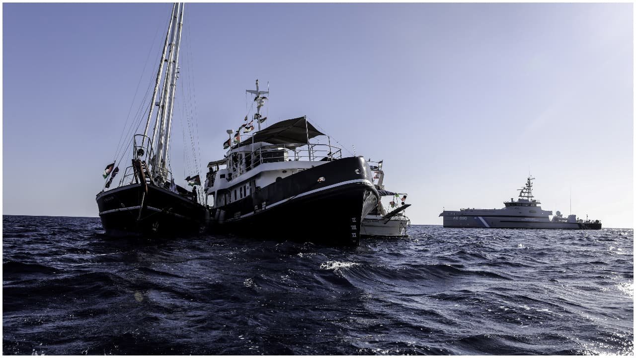 italy and spain send navy ships to protect gaza flotilla after drone attack