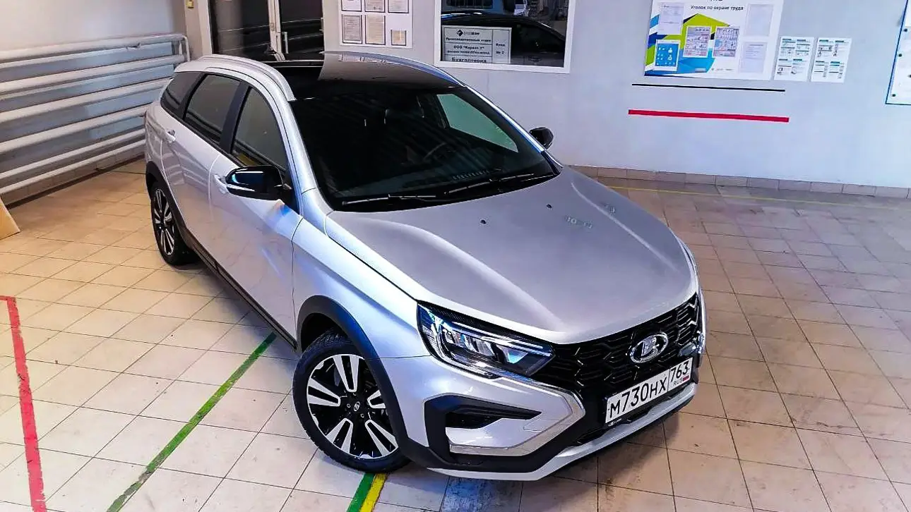LADA Vesta CNG Gas Version Presentation Held in Togliatti. The Car was captured in photos