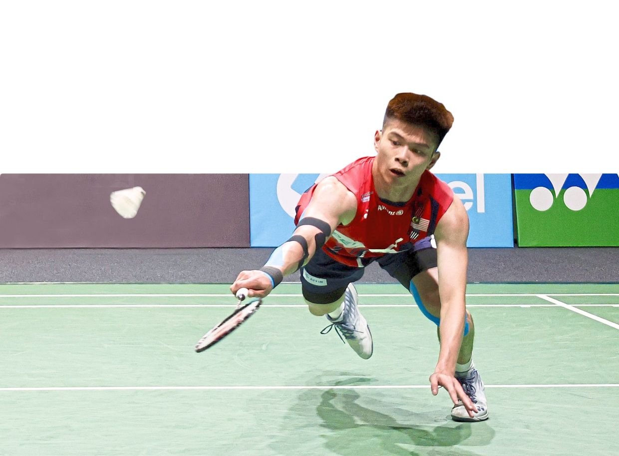 leong jun hao falls short in korean open tournament opener