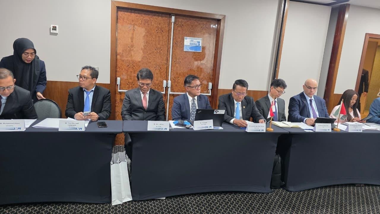 menkum ri supratman andi agtas introduces jakarta protocol at brics forum in brazil