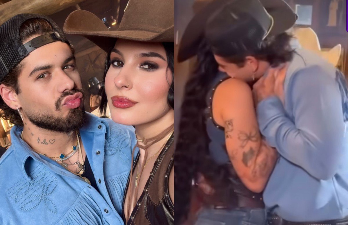model reveals behind the scenes of music video and shares intimate moments between ana castela and ze felipe