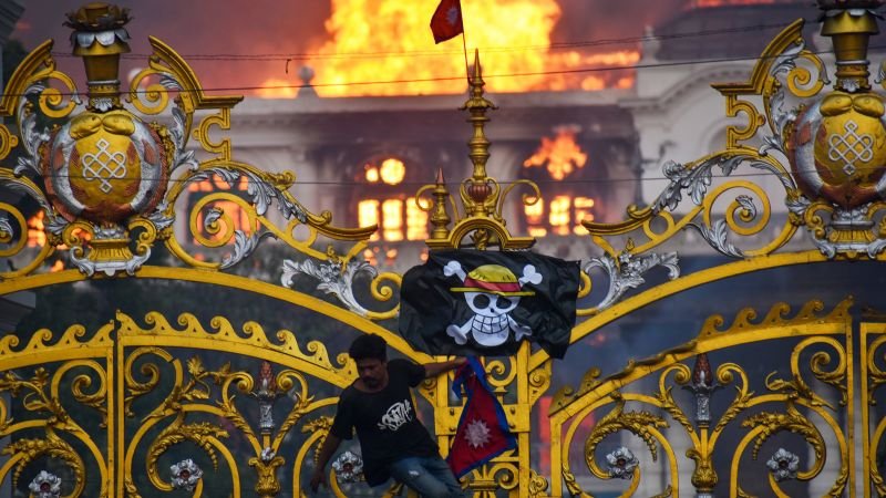 one piece flag3a protesters in indonesia and nepal unite behind a manga pirate symbol