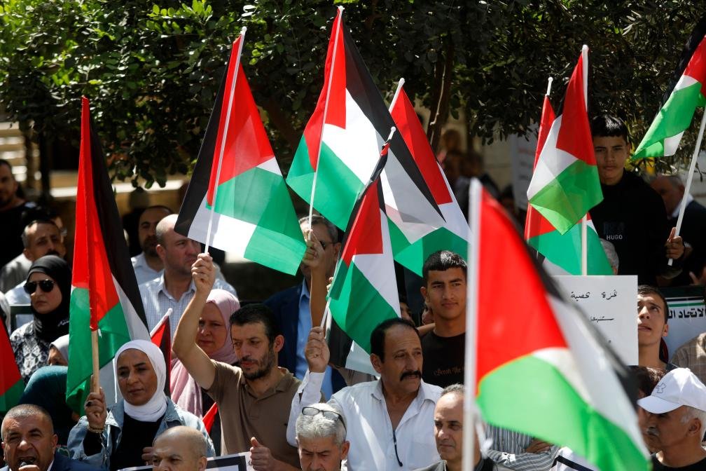 palestinian people celebrate multiple countries recognition of palestine as chinese aid materials arrive in gaza
