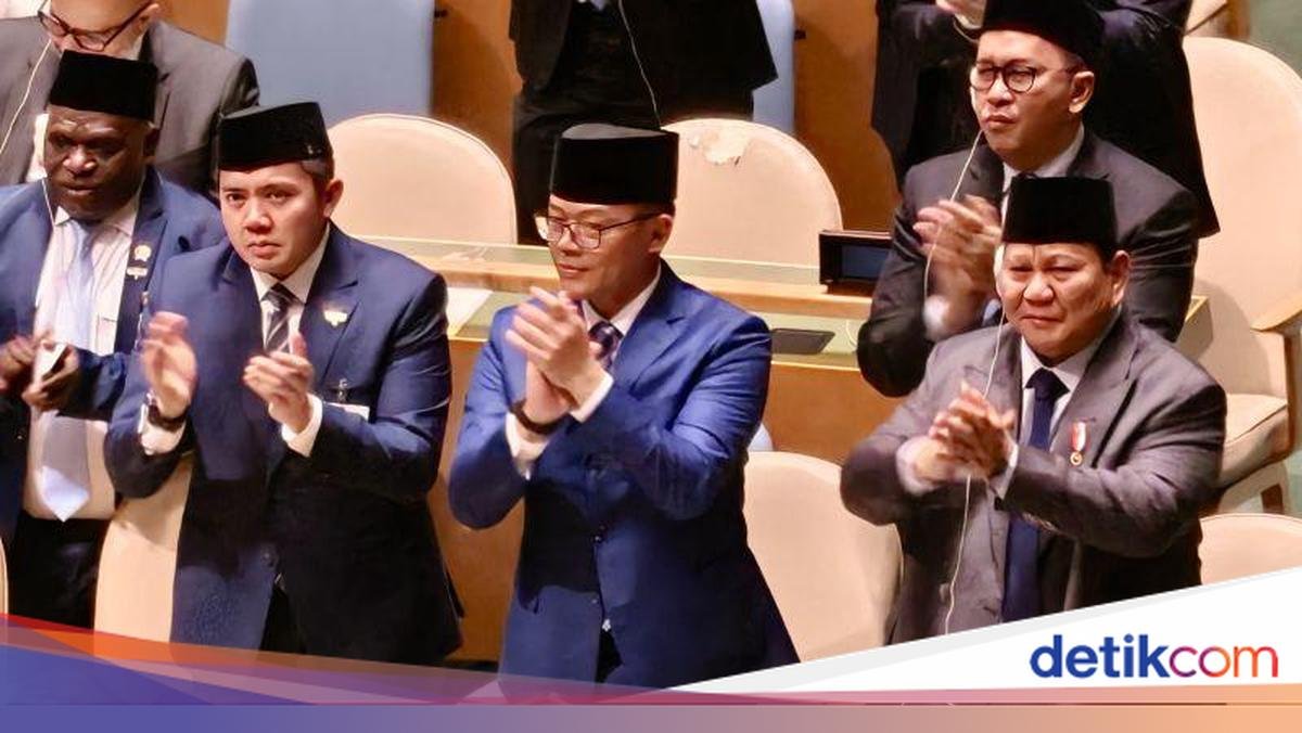 prabowo receives standing ovation as macron announces recognition of palestine at the un