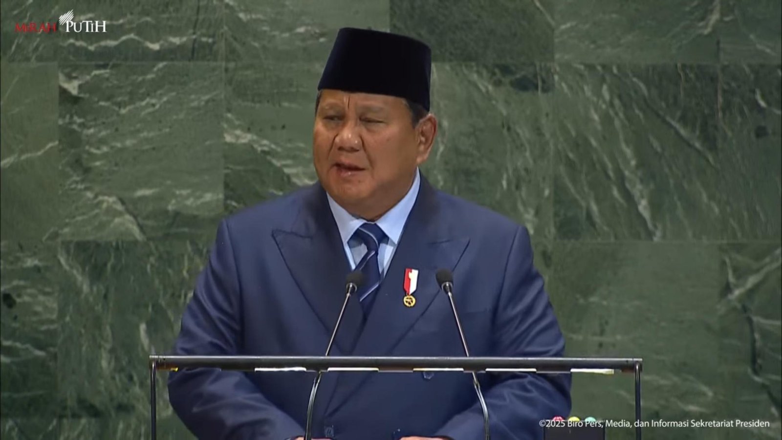prabowos speech at un meeting seen as reflection of indonesias continuous support for palestinian independence