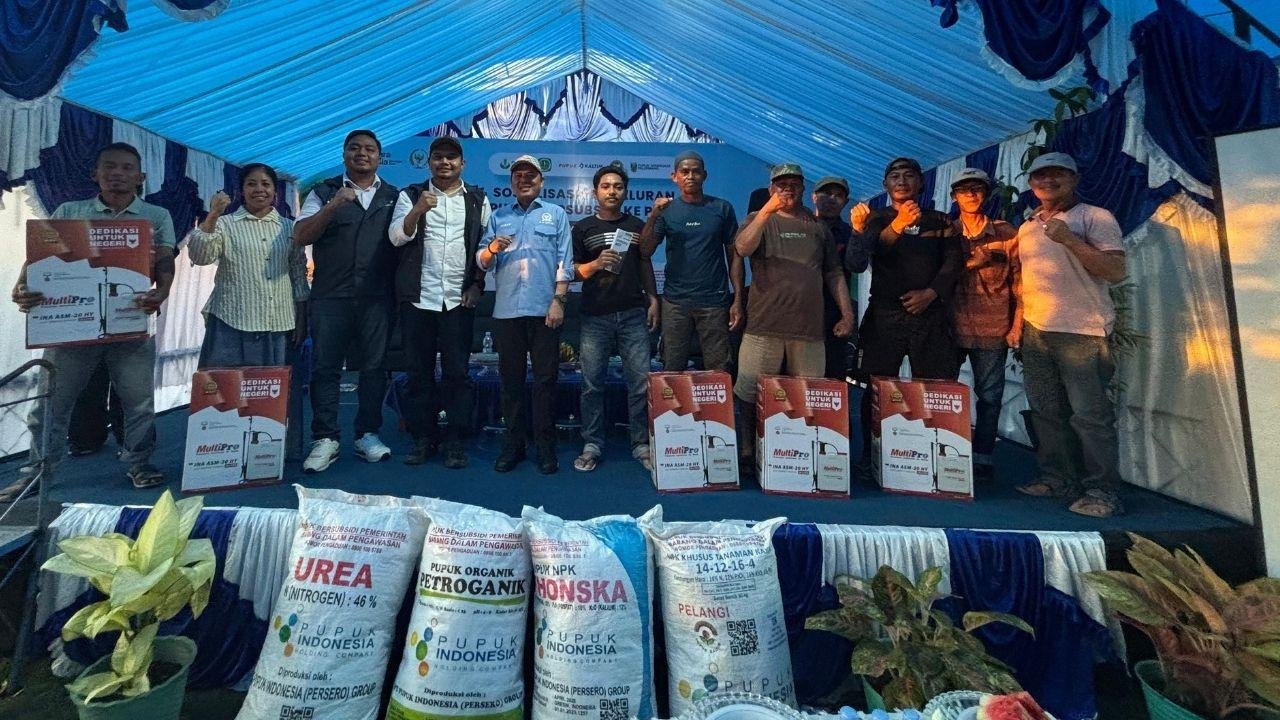 pupuk indonesia holds subsidized fertilizer socialization event in mamuju2c achieving 82 percent distribution rate