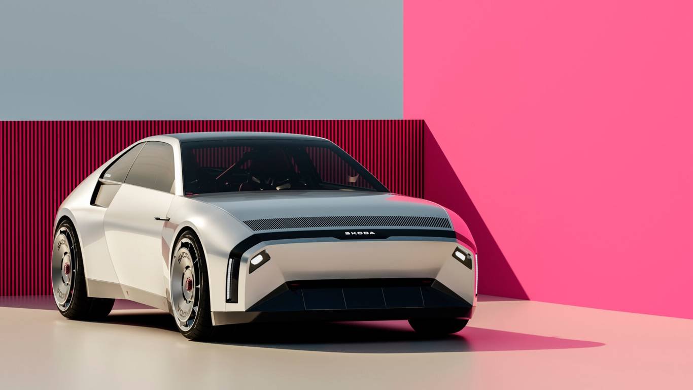 skoda transforms legendary 70s coupe 110 r into an electric car