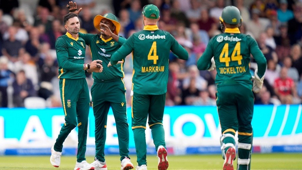 South Africa’s Markram and Maharaj shine in crushing 7-wicket win over England in 1st ODI